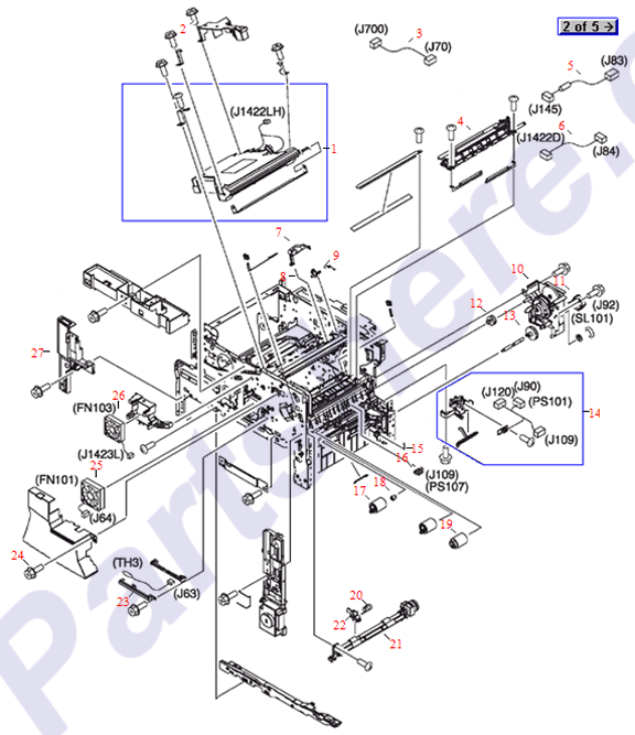 Laser Printer Parts Diagram Hanenhuusholli